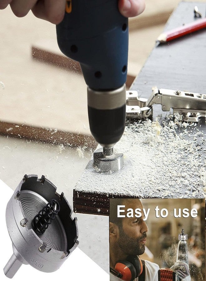 UPTODATETOOLS مجموعة أدوات UPTODATETOOLS المكونة من 10 قطع من رؤوس مثقاب منشار الثقب TCT بقطر 14-50 مم - Image 3